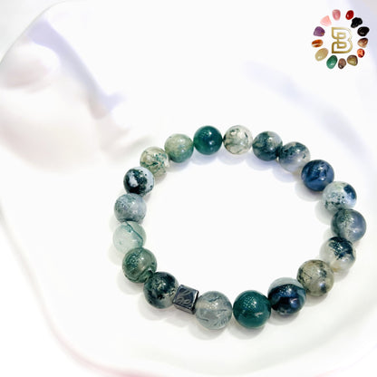 Moss Agate Bracelets